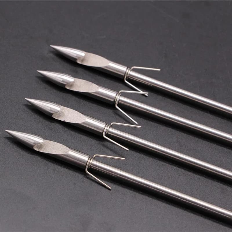 10/20 pz punta di freccia in acciaio fionda caccia pesca frecce caccia tiro munizioni semiautomatico pesca fionda accessori