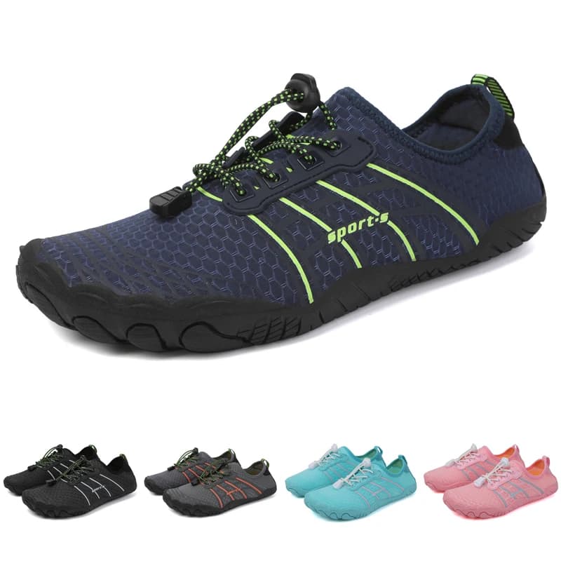 Unisex Water Shoes Barefoot Aqua Socks Beach Shoes Adjustable Drawstring Wading Footwear For Swimming Surfing Snorkeling