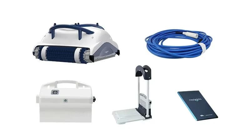 Aspirapolvere robot per piscina Skimmer per piscina cablato e cloruro per la pulizia della piscina