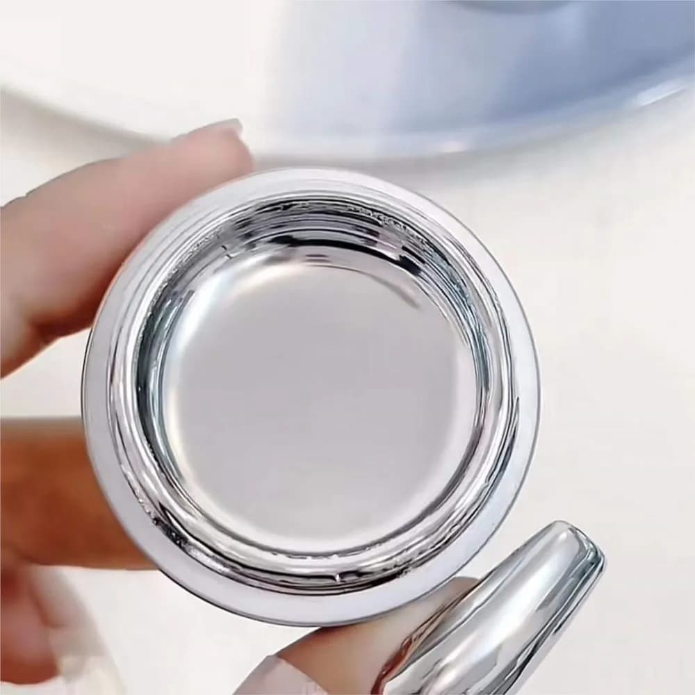 Gel per pittura metallizzata da 5 ml Smalto per unghie dipinto in argento Pittura in metallo 3D Disegno Specchio Smalto per unghie lucido Soak Off Gel UV/LED