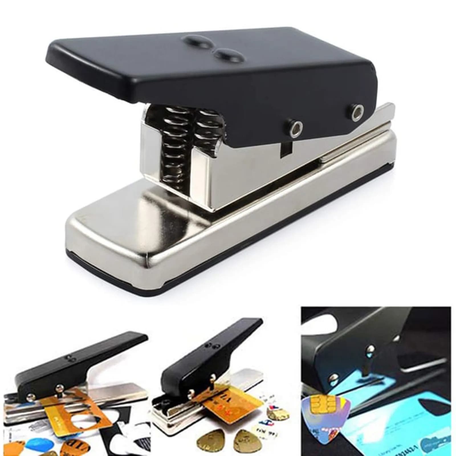 Produttore di plettri per chitarra Puncher per plettro per chitarra Plettro per chitarra Taglierina per carte stabile Punch Taglierina per plettro per chitarra Fai da te proprio plettro