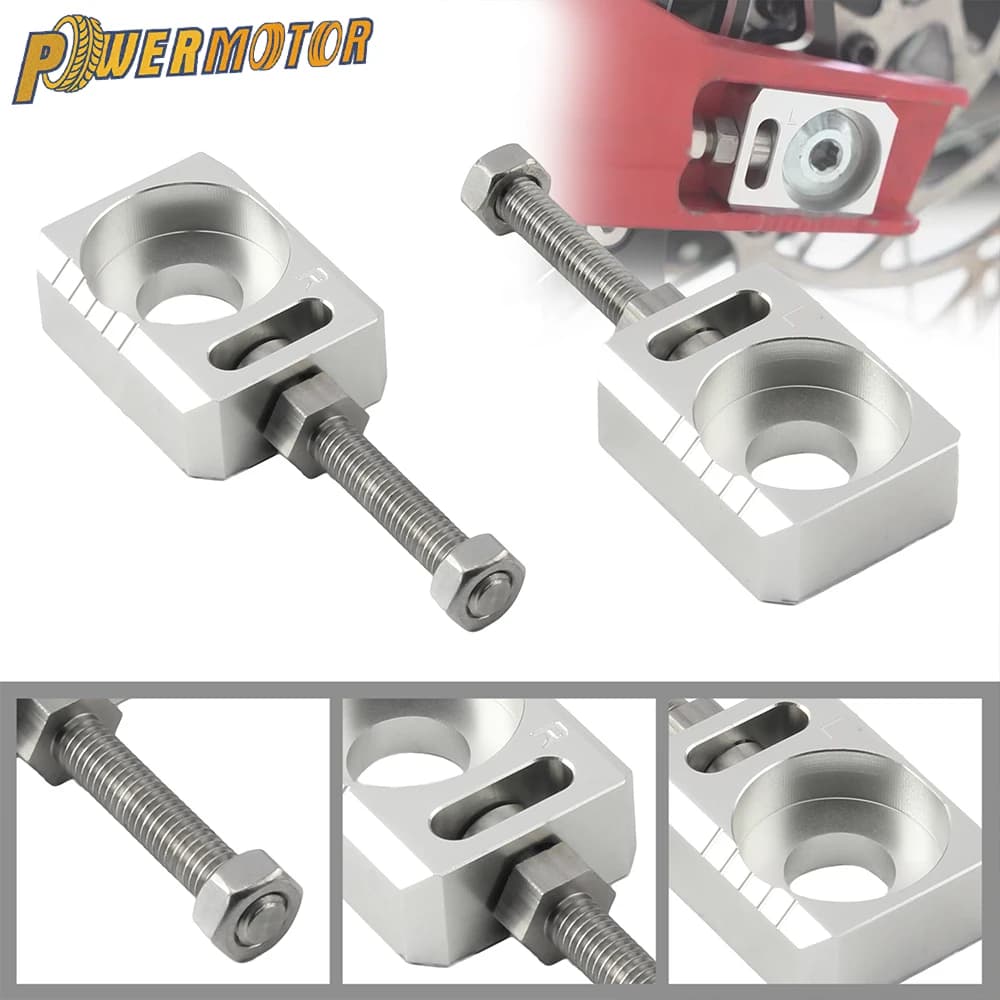 Regolatore Catena Blocco Asse Moto per Surron Light Bee S X Universale Enduro Dirt Bike Motocross Ricambi Modificati
