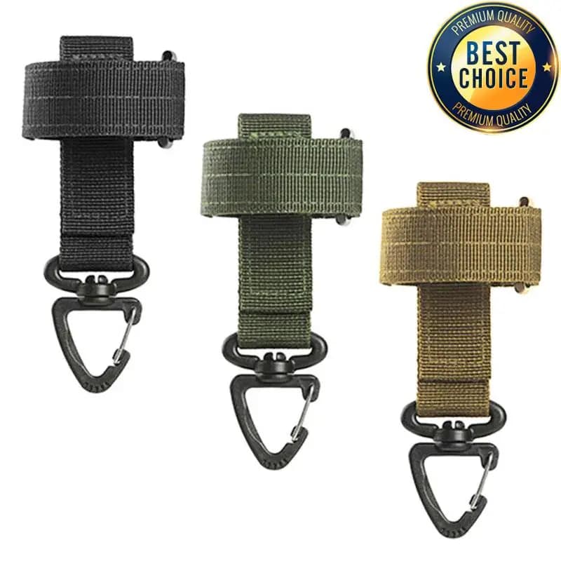 1/3/6 pieces new nylon gloves multipurpose buckle tactical glove hook safety clip hiking outdoor climbing rope storage accessories