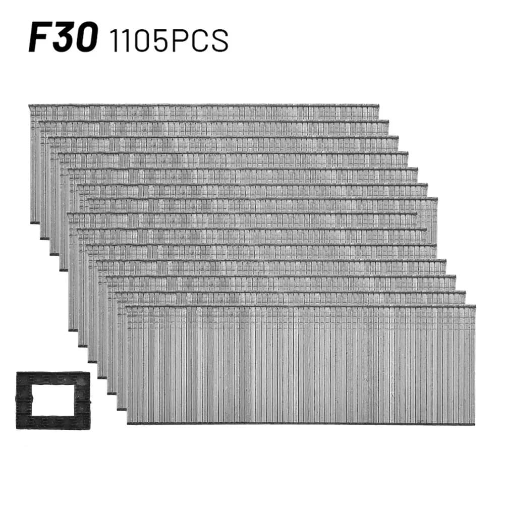 1105 pz F15/F20/F25/F30 Chiodi Brad Dritti Per Chiodi Elettrico Cucitrice Chiodatrice Mobili FAI DA TE Casa/Giardino Strumento di Lavorazione Del Legno