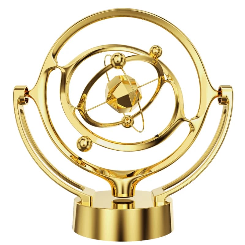 Modello da tavolo di strumento a movimento perpetuo della terra Shaker magnetico rotante Strumento celeste Pendolo orbitale Gadget da scrivania