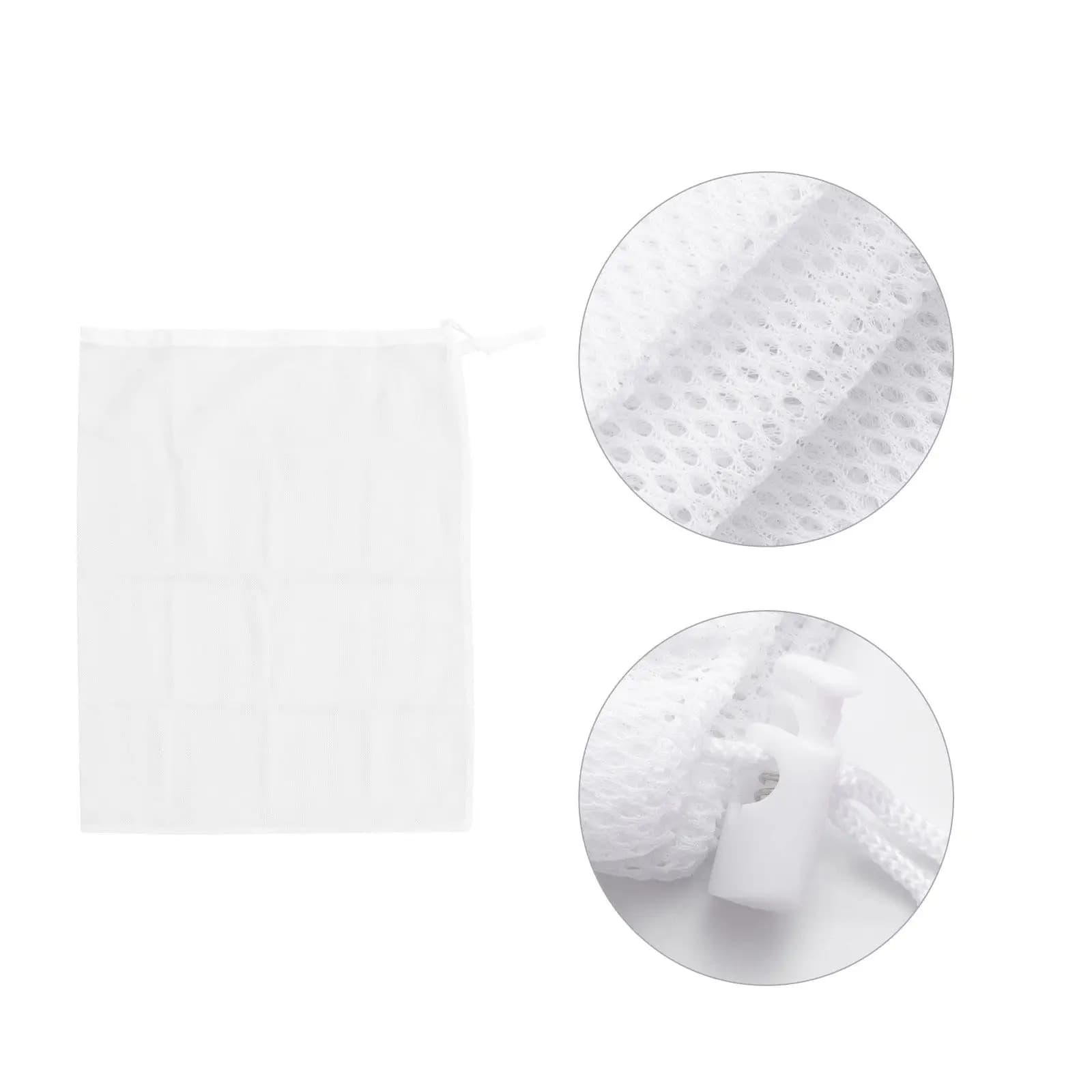 Sacchetto per bucato in rete con coulisse, grande, per viaggi e casa, protezione per vestiti, biancheria intima, maglioni e capi in maglia