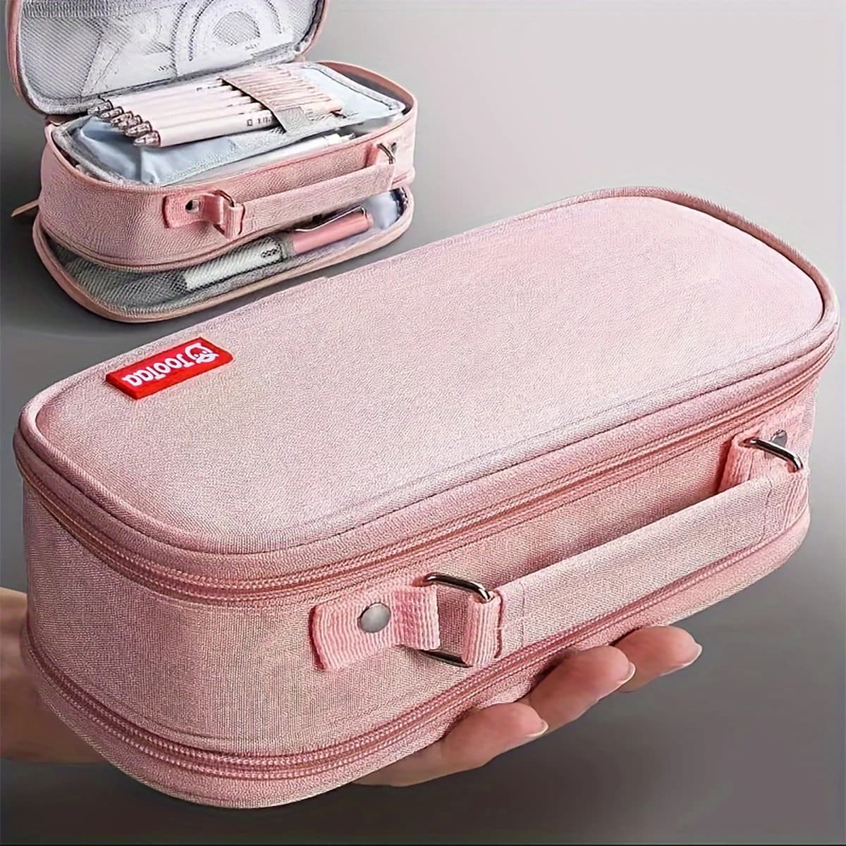 Astuccio per penne Astuccio per matite Cosmetici di grande capacità a 4 strati Forniture per studio di alta qualità Scatole semplici per studenti