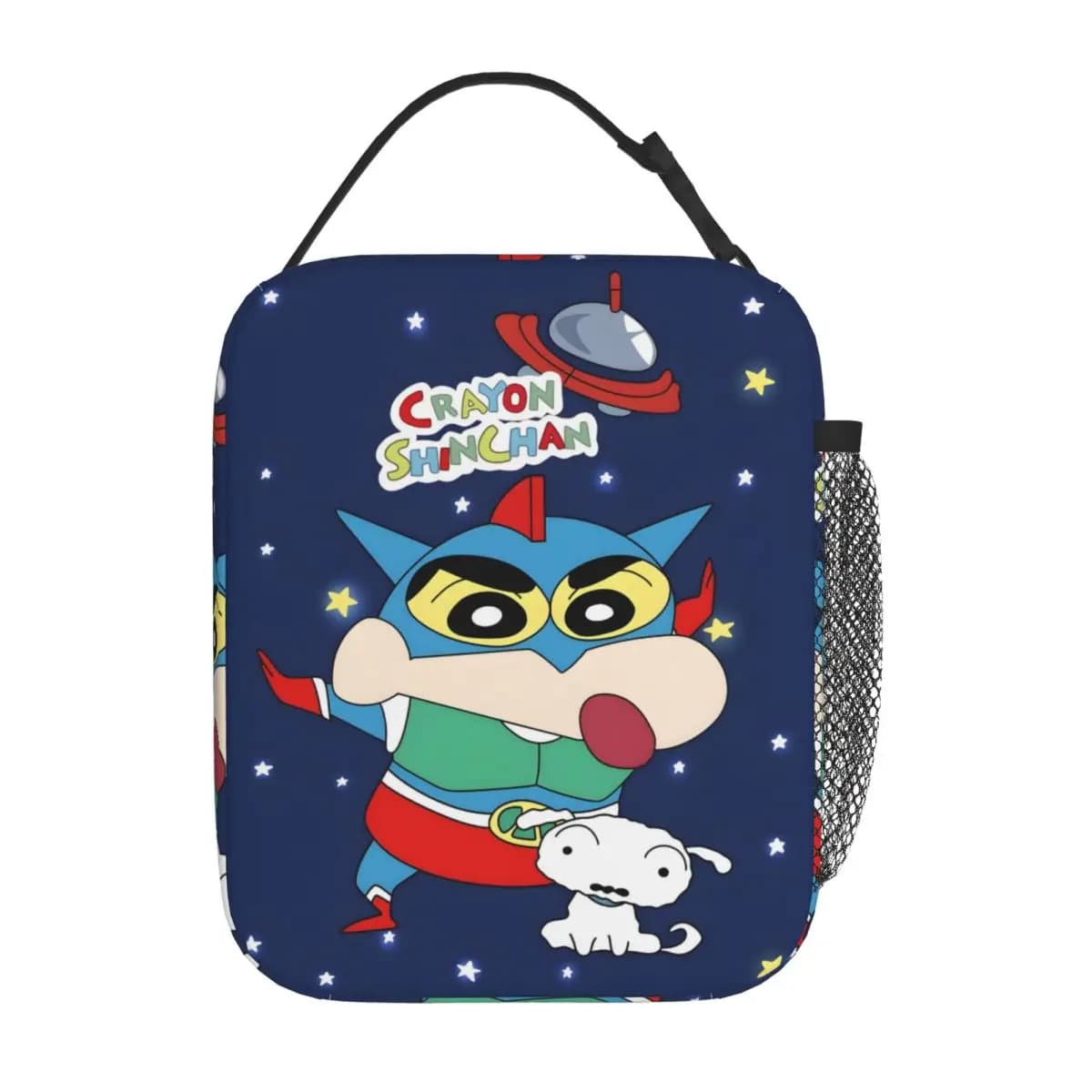 Borse termiche personalizzate Superman per donna C-Crayons S-Shin C-chans, contenitore termico riutilizzabile per il pranzo, per viaggi e campeggio all'aperto