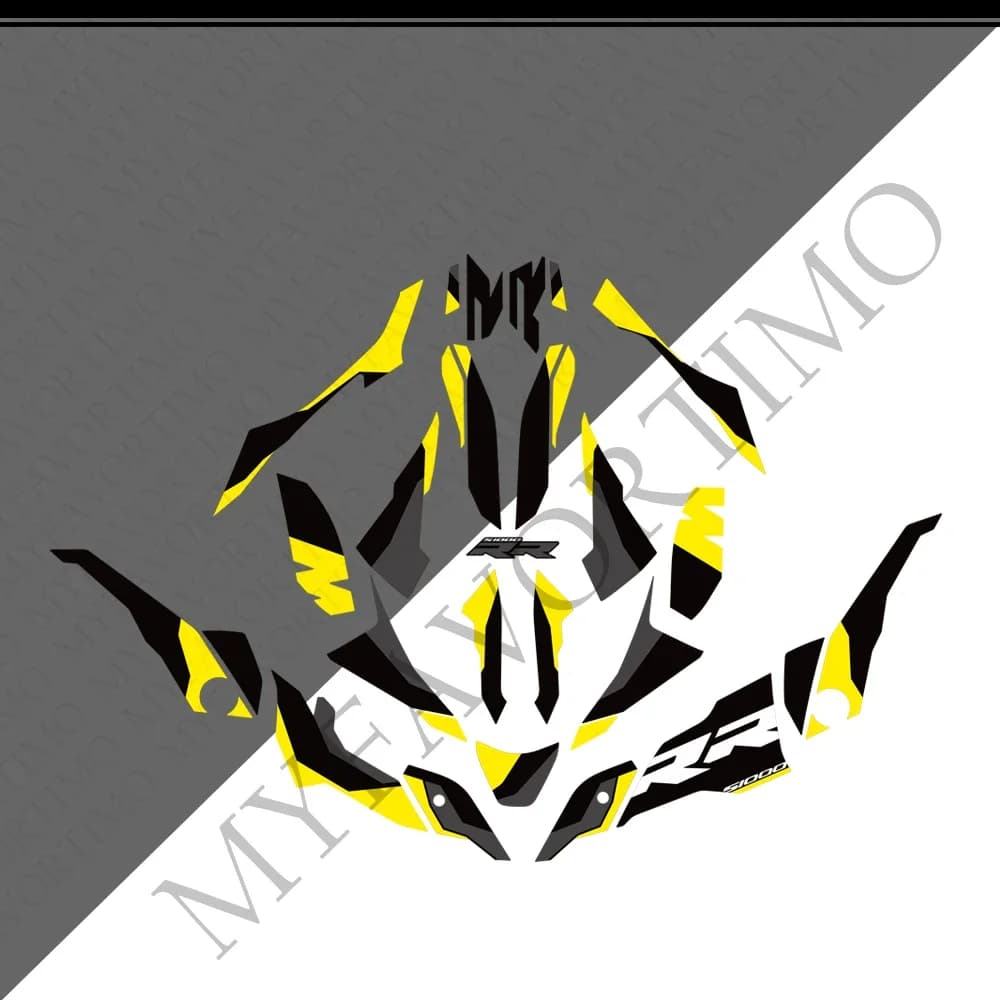 For S1000RR Motorcycle Tank Knee Pad Grips Fuel Protector Stickers Decals Fairing Fender 2025-2026