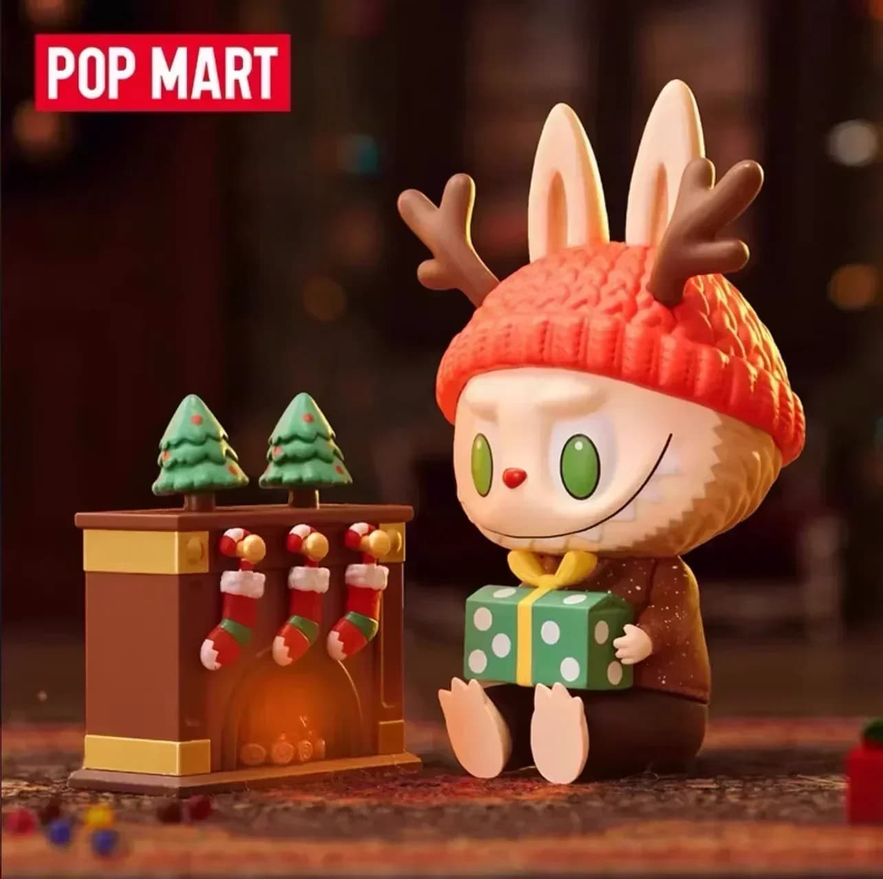 POP MART LABUBU THE MONSTERS Serie Natalizia Let's Christmas, Giocattoli in Scatola Misteriosa, Statuette Anime, Ornamenti, Regalo