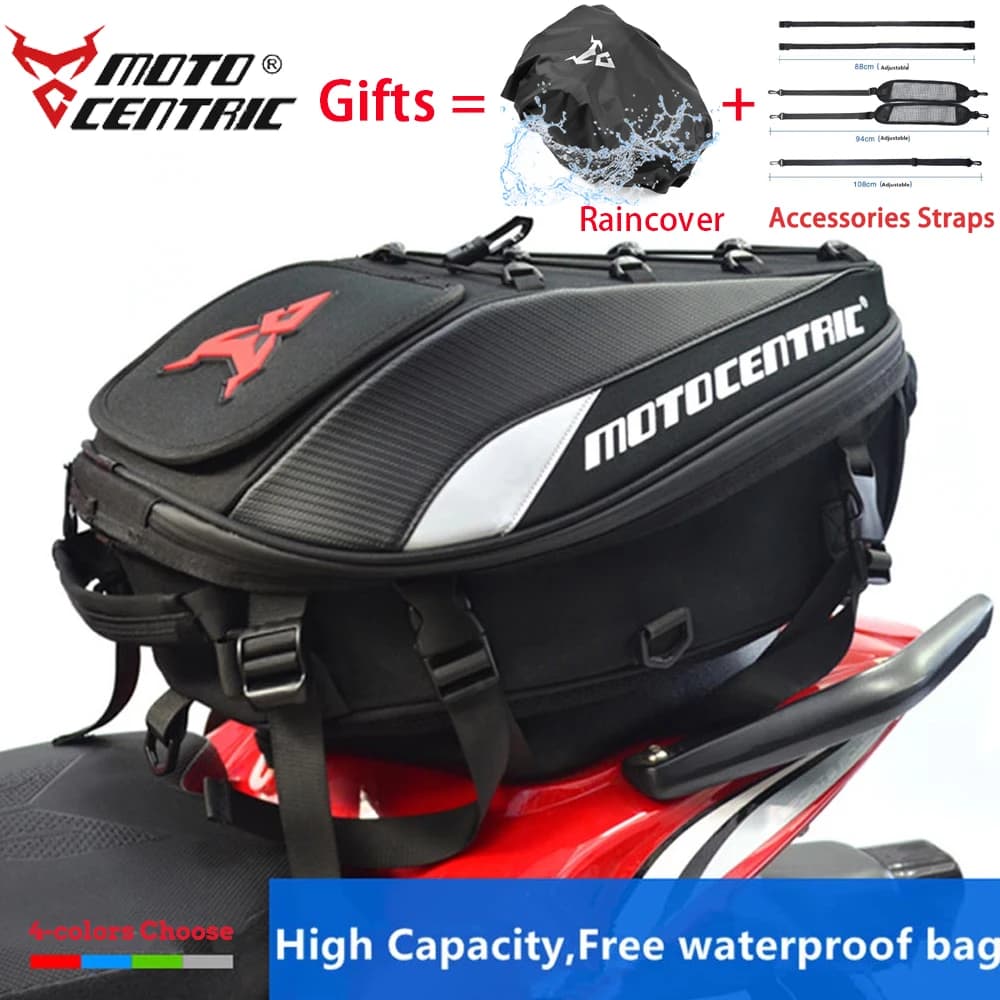 Motorcycle Waterproof Motorcycle Bag Multifunction Motorcycle Bag for Back Seat High Capacity Motorcycle Bag Pilot Backpack