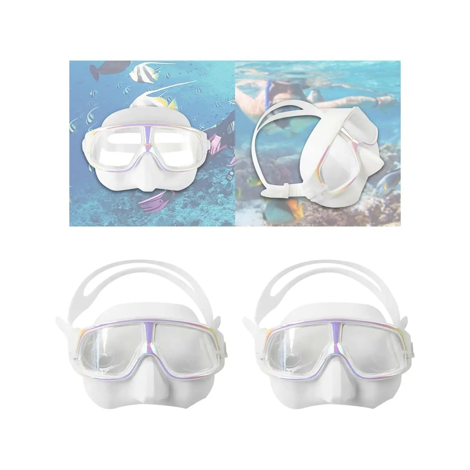 Diving Knits Diving Mask Swimming Mask Equipment equipment Snorkeling Knits Diving glasses for summer beach pool