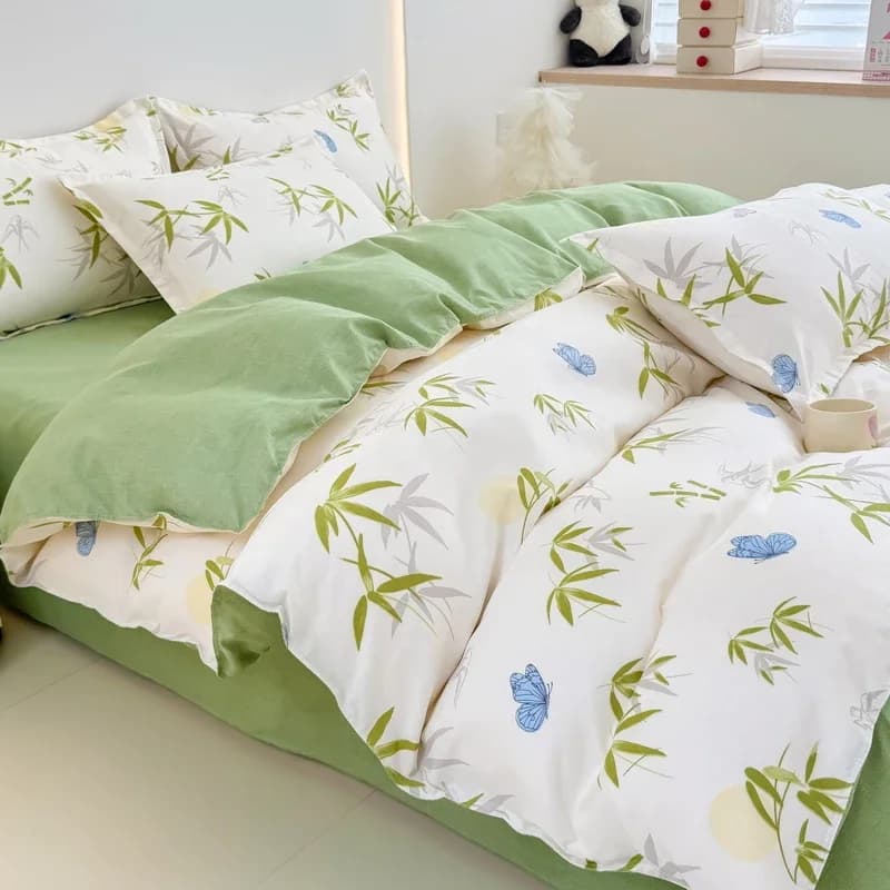 Primavera 2025 Copripiumino singolo in cashmere a base vegetale Copripiumino stampato Biancheria da letto delicata sulla pelle e traspirante 150x200 220x240