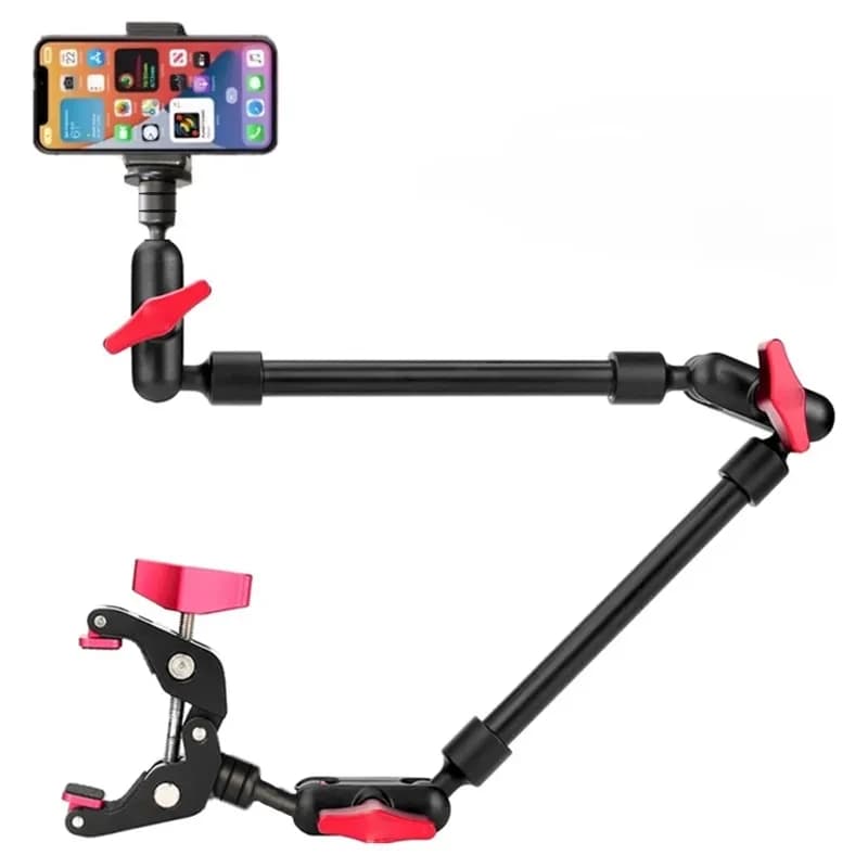 Magic camera arm with Super Clip bracket for Smartphone Camera Action Camera clamp Mount Tablet Webcam Studio kit Set
