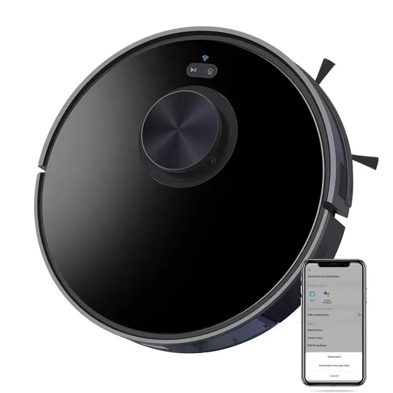 For Aspiradora Robot Laser Navigation Real Time Mapping 2700Pa Suction Robot Vacuum Cleaner Sweep and Wet Mopping