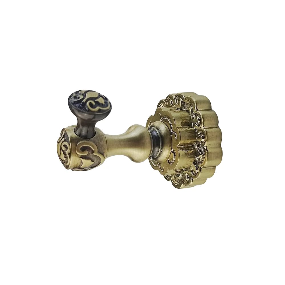 Gancio per vestiti in ottone Gancio per montaggio a parete Chiave rustica Appendiabiti Borsa per cappelli Ganci per accappatoio Appeso Cucina Bagno Camera Ganci appendiabiti