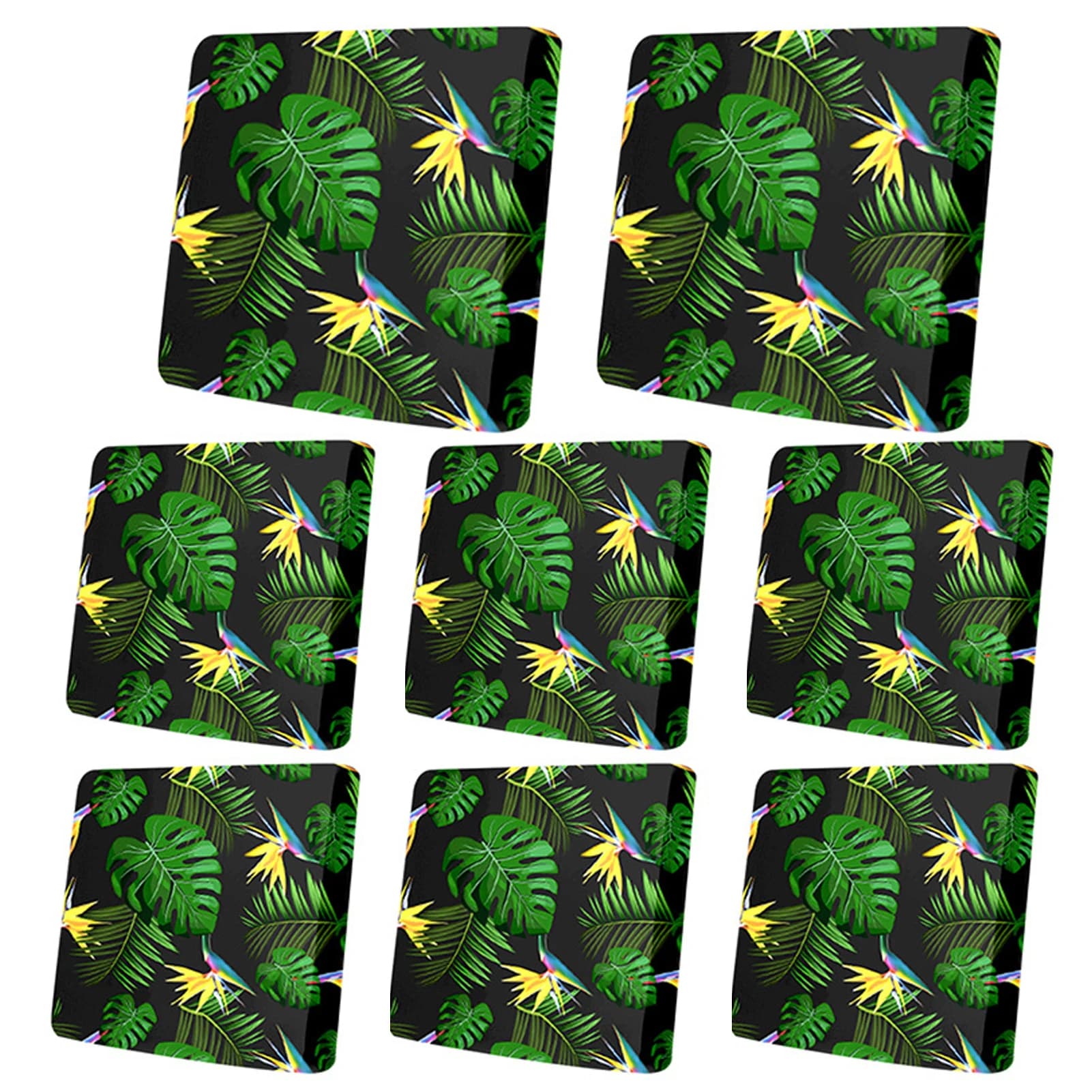 8x Coperture Impermeabili Tropicali, Cuscini da Giardino per Divano, per Sedia