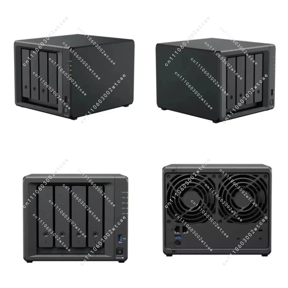 Network Cloud Storage Server DS423+ 4-Bay NAS, 2GB DDR4 for Small Business Home Office