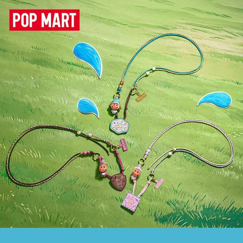 POPMART Twinkle Twinkle Farm Tales Series Long Lanyard Blind Box Toys Kawaii Anime Action Figure Surprise Mystery Box Dolls Gift