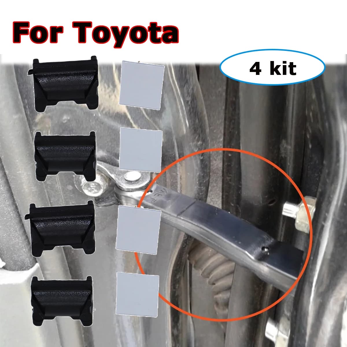 Kit di Riparazione per Fermo Porta Auto a 2 Porte, Compatibile con Toyota COROLLA 2 AXIO E150 E170 E90-E140 FIELDER RUMION RUNX