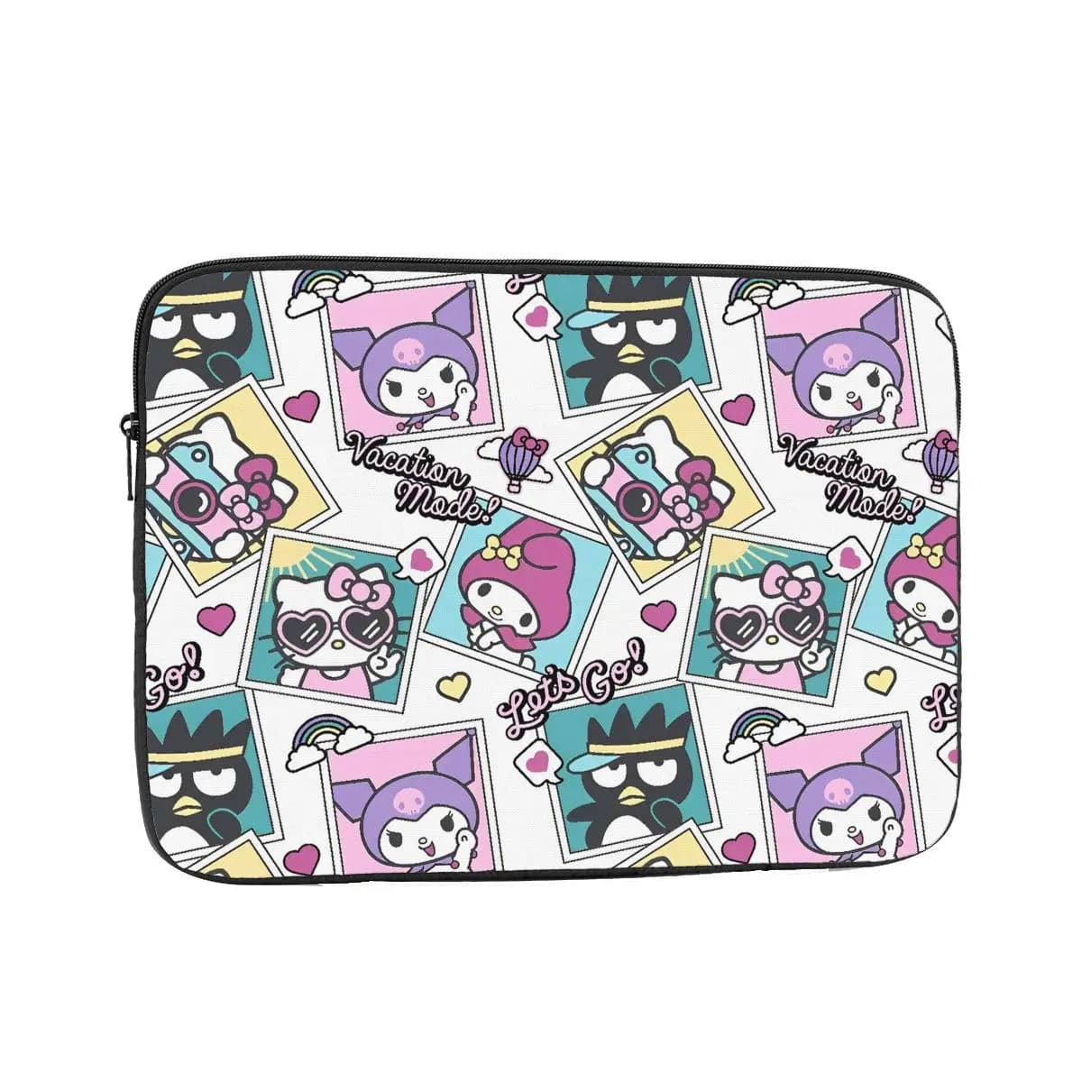 Borsa per laptop Hello Kitty Kuromi da 10 12 13 15 17 pollici, custodia per notebook carina BADTZ-MARU, custodia antiurto