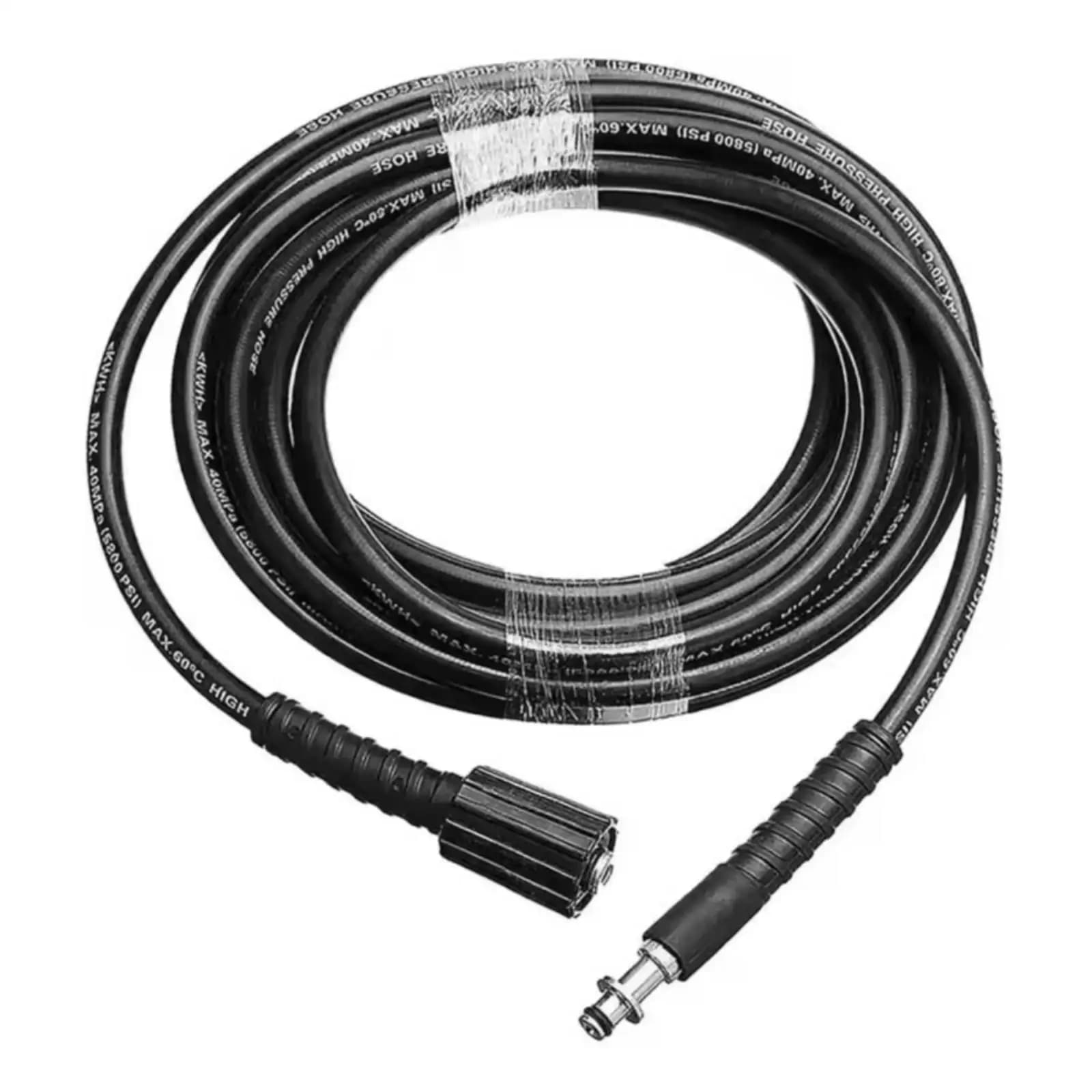 Rugged Cleaning Machine Hose High Pressure Hose with Ribbed Coupling Sleeve for Pressure Washers Garden and Vehicle Care