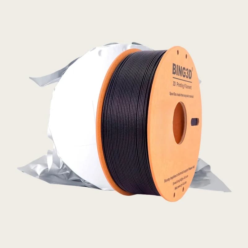 Filamento PETG in fibra di carbonio 1,75 mm, filamento per stampante 3D BING3D PETG CF, compatibile con Bambu LAB, Creality K1C, QIDI MAX3, FLAS