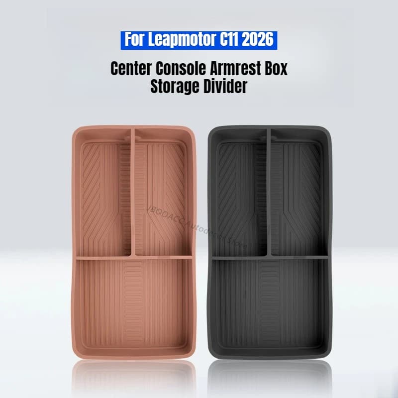  Per Leapmotor C11 2026: Organizzatore in silicone per vano portaoggetti bracciolo console centrale auto, custodia protettiva per interni veicolo elettrico