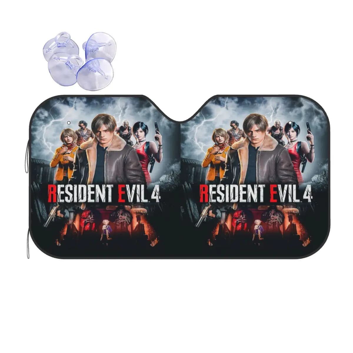 Resident Evils 4 Giochi divertenti RE4 Parasole Parabrezza Auto Parabrezza anteriore Finestra Visiera parasole Accessori Coperture