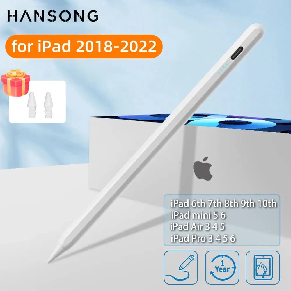 Per Apple Pencil Palm Rejection Power Display Ipad Matita Penna per Apple Pencil 2 1 2022 2021 2020 2019 2018 Pro Air Mini Stilo