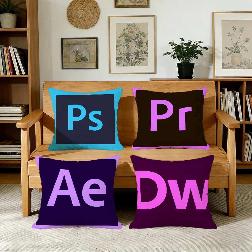 Fodera per cuscino con immagine Adobe Ps ai dw, per stampa su cuscino, decorazione per divano, casa, auto, camera, caffetteria, ufficio, stile nordico semplice