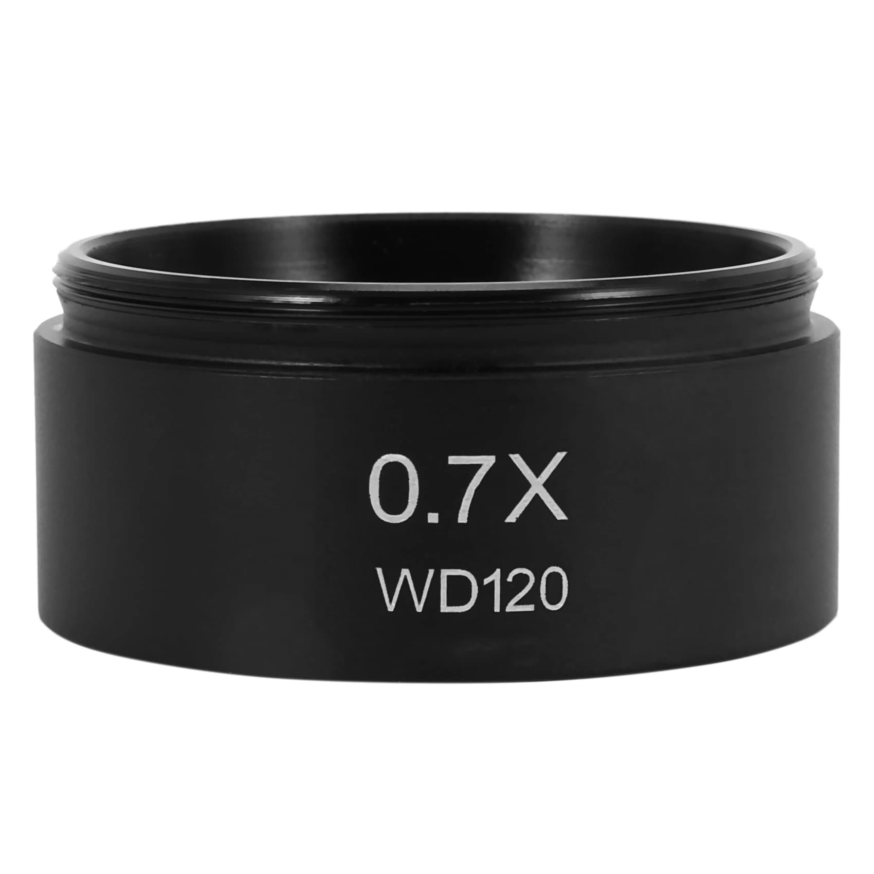 WD120 0.7X microscopio Stereo trinoculare obiettivo ausiliario lente Barlow filettatura 48mm
