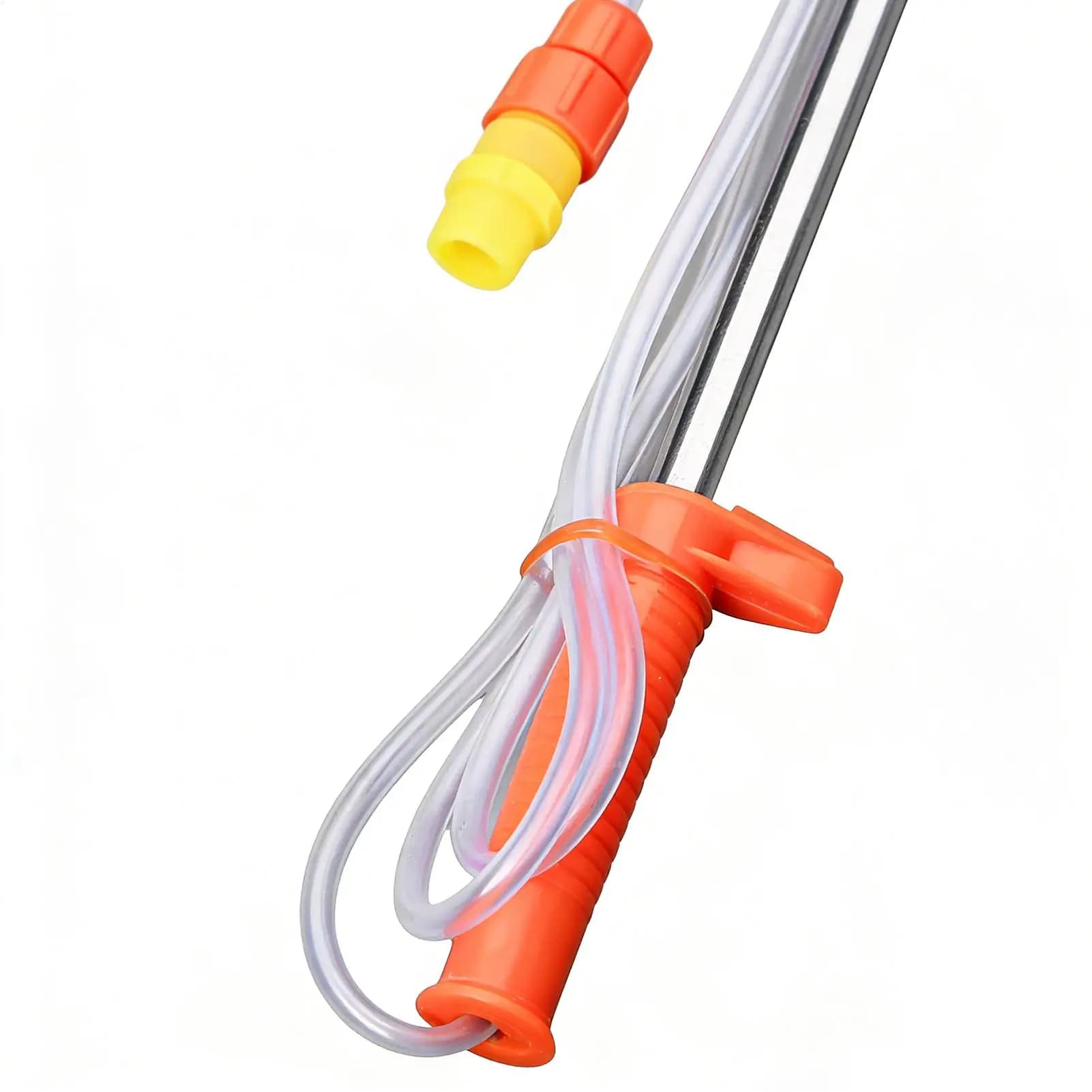 Adjustable and ergonomic stainless steel spare sprayer for garden hose, outdoors, gardens, meadows and landscapes