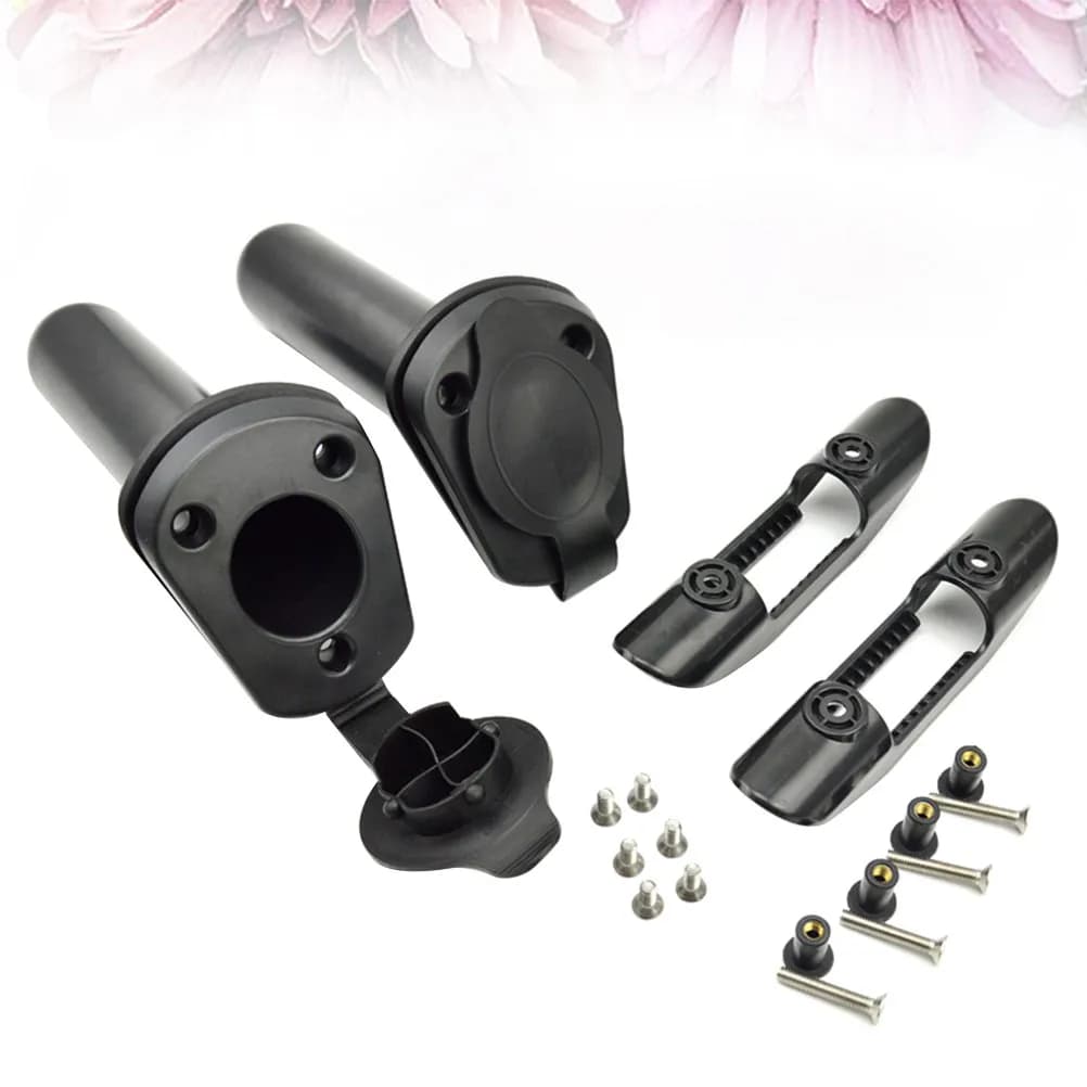 Professional Fishing Rod Holder Set 30 Degree Tilted Design for Canoe Kayak Yacht Boat Easy Install Dustproof Cover Paddle