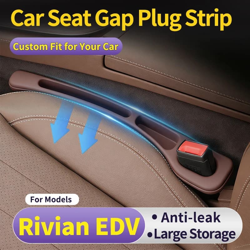 Striscia Antiperdita per Sedile Auto Rivian EDV 2026, Organizzatore per Fessure Laterali, Accessori per Auto, Confezione da 1 Paio