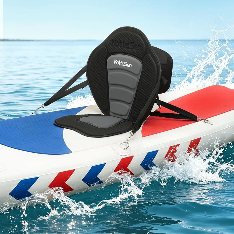 Colorful Kayak Seat, Multifunctional, Portable, Comfortable Rowing Boat Seat, High-Quality Rowing Boat Seat, Surfboard Seat with Lumbar Support