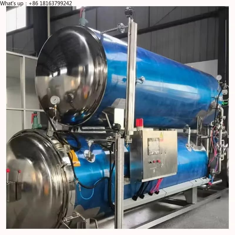 High temperature industrial autoclave steam water bath sterilization kettle with pump distillation kettle