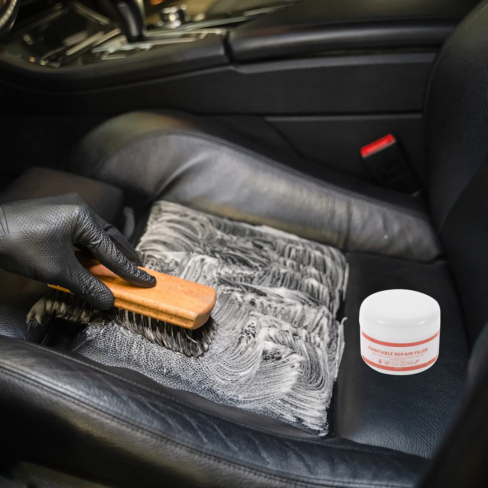 1Set Repair Cream Deep Nourishing Restoration for Car Seats Sofa Bags Shoes Jackets Recoloring Balm Maintenance