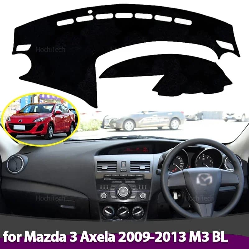 Anti-Slip Dashboard Protective Cover Pad Accessories Auto Parasol Cars Carpet Carpet for Mazda 3 Axela 2009 2011 2012 2013 M3 BL