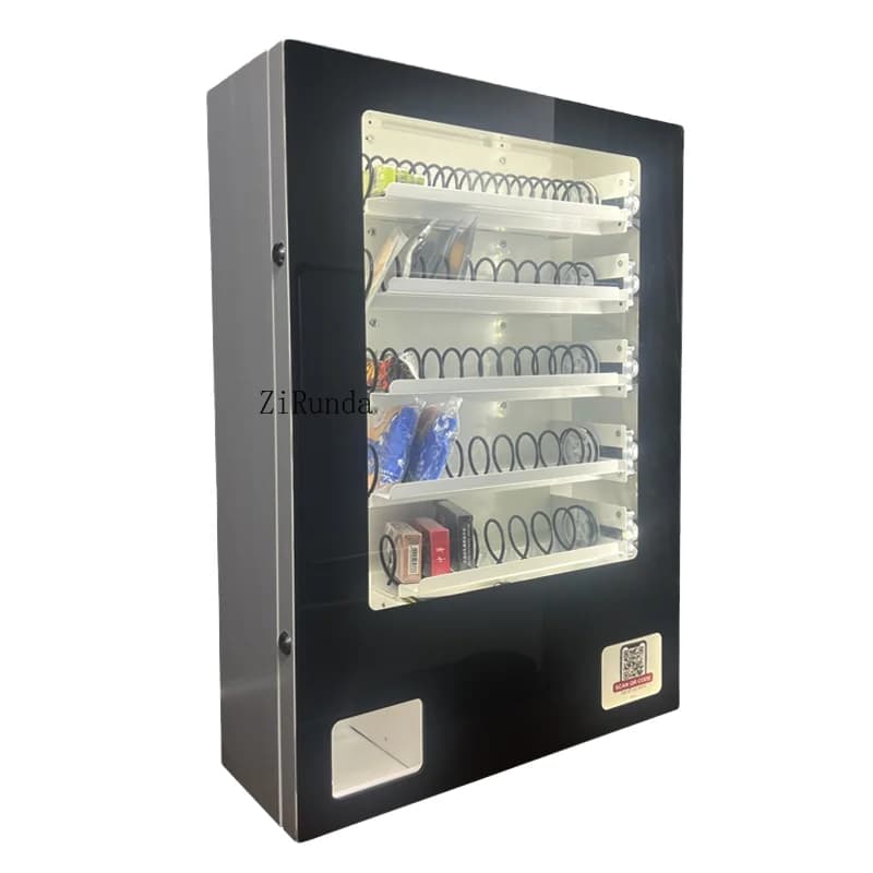 QR code vending machines, protein bars, plastic gifts, snack beverages, vending machines, cashless