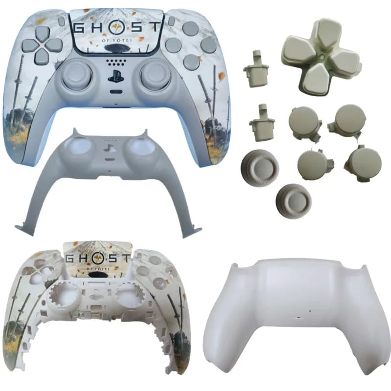 PS5 Controller Replacement Shell Case Buttons Touchpad Cover Ghost Faceplate Housing Protect Gaming Accessory