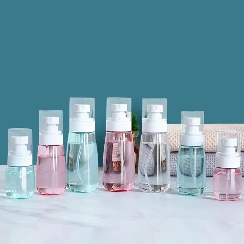 30/60/80/100ml lozione Spray spremere bottiglia vuota portatile viaggio Dispenser cosmetico bottiglia doccia Gel alcool bottiglia vuota