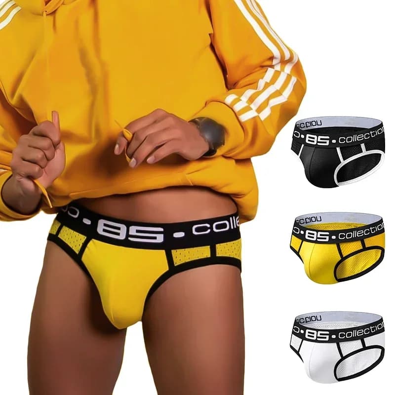 Slip da uomo Intimo sexy Mutande maschili Pantaloni slip traspiranti sexy da uomo Comodi slip da uomo Intimo Mutandine maschili Sissy