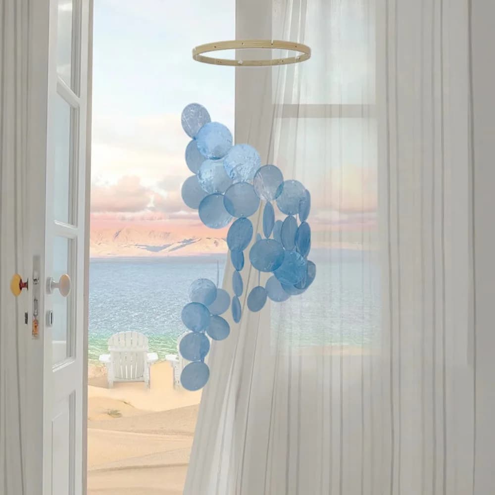 Ornament Natural Shell Shell Wind Chime Home Decoration Hanging Pendant Dream Catcher Special Gifts Shell Pendant Outdoor