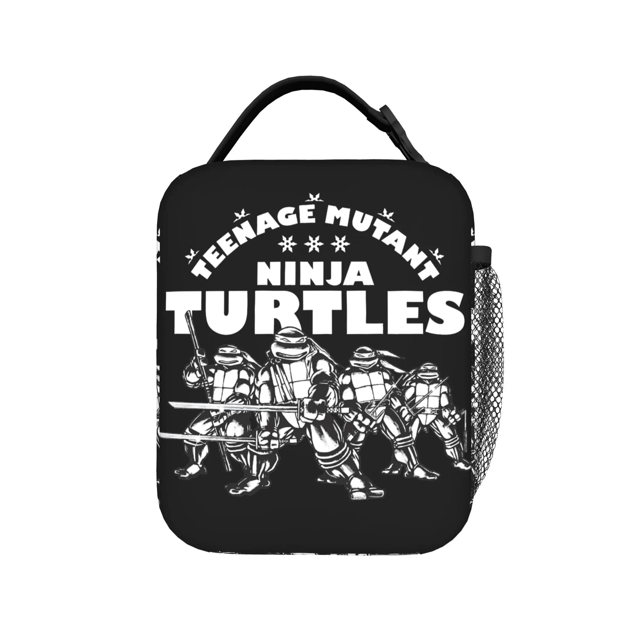 Borsa Termica Portatile Tartarughe Ninja per il Pranzo - Contenitore Portatile per Alimenti a Tema Tartarughe Ninja