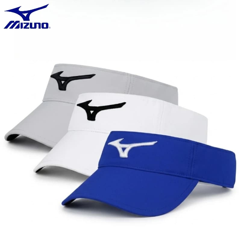 Cappellino da Golf Mizuno per Uomo, Visiera Traspirante Leggera e Semplice per Allenamento Golf, Corsa e Uso Quotidiano