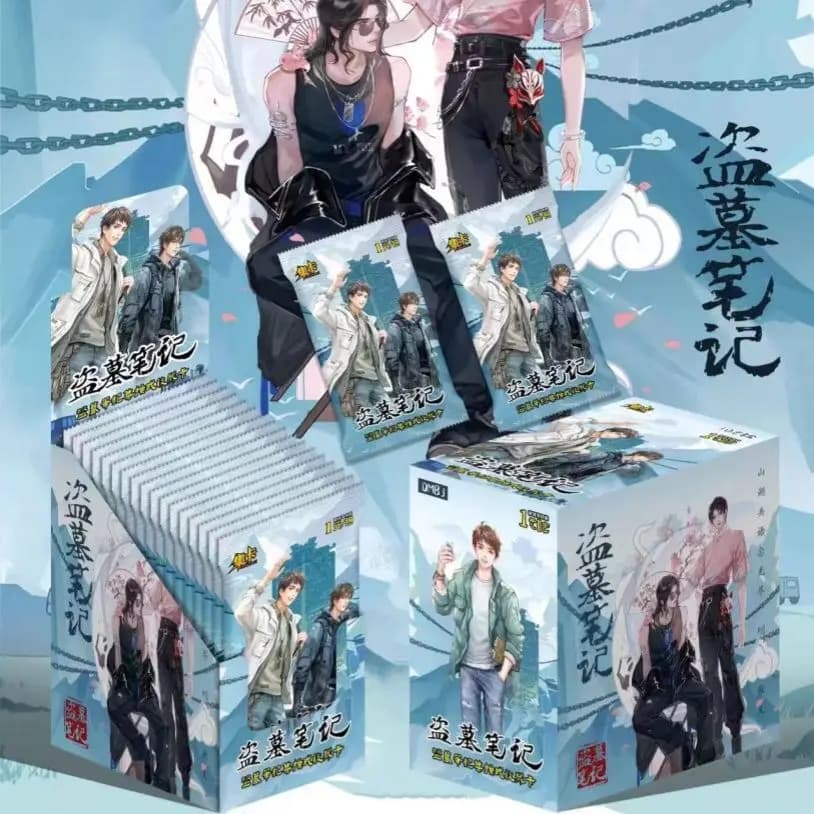 2025 Anime Game Time Raiders Rare Cards Zhang Qiling Wu Xie Thickened Mystery Box Cards DMBJ Collection Card Cartoon Gift