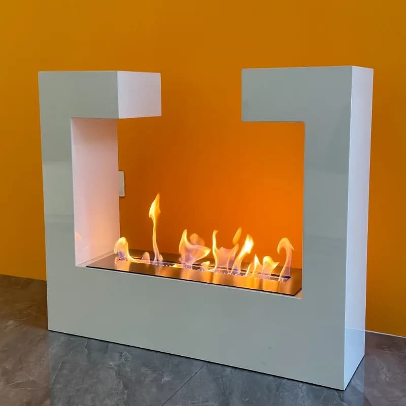 1000 mm plug-in heater with 40 inch eco-friendly intelligent electric design, true flame of alcohol