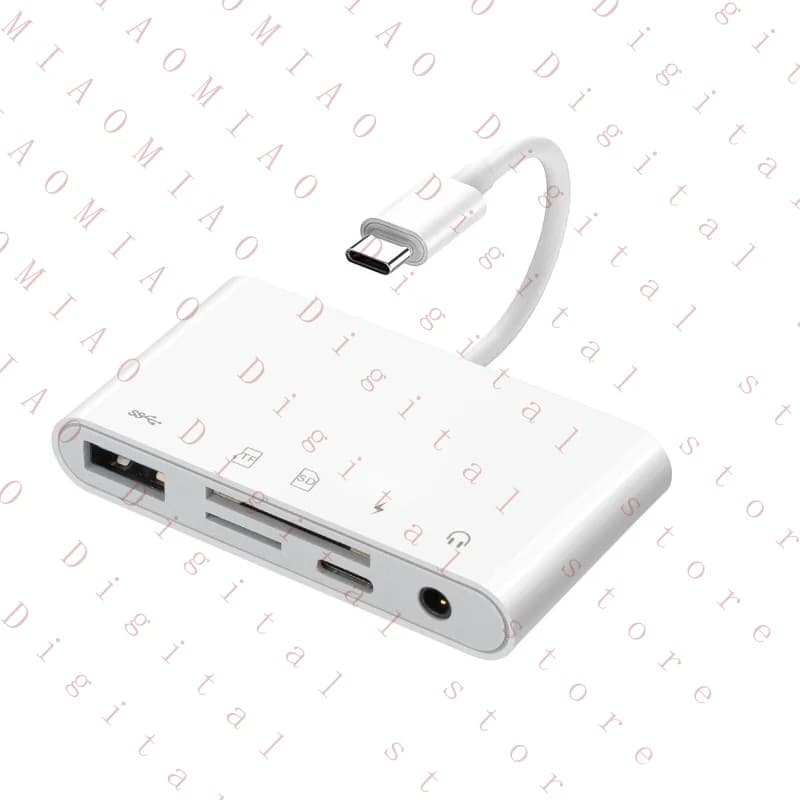 Lettore di Schede USB OTG 5 in 1 TG con Porta di Ricarica per Micro SD SDXC CF SDHC