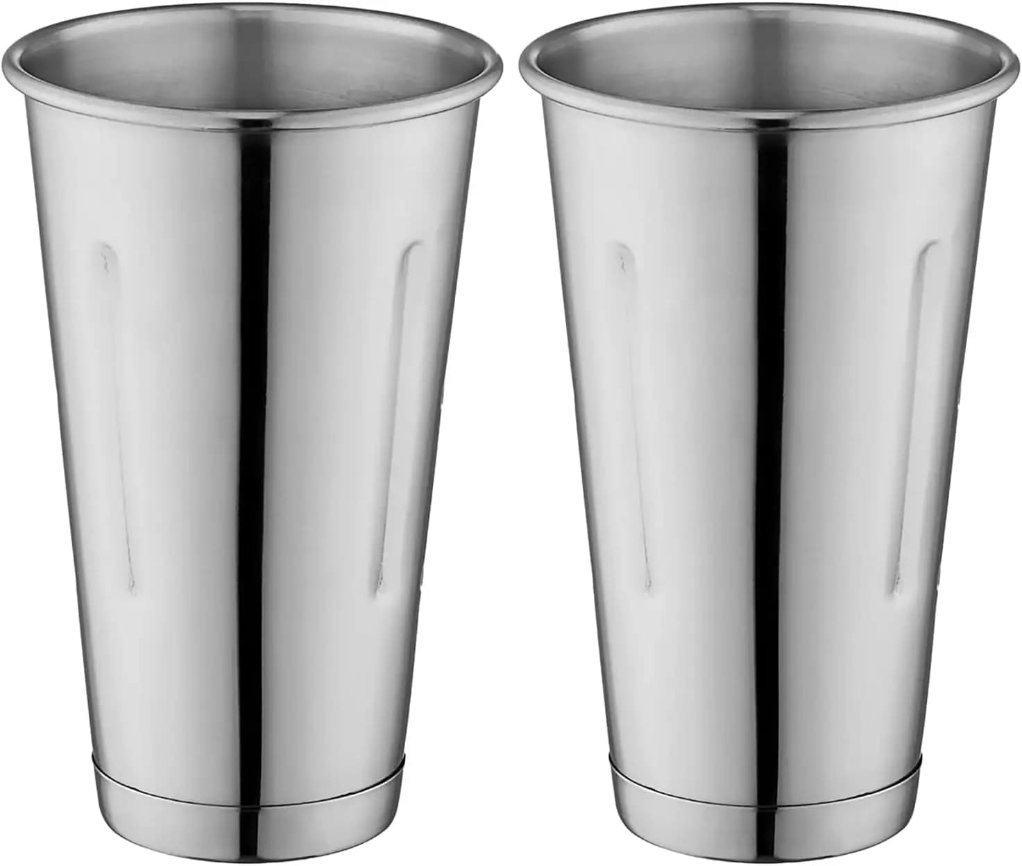 Set di 2 Bicchieri per Milkshake in Acciaio Inox da 30 oz, Bicchieri per Frullati per Frullatore a Immersione, Design Vintage